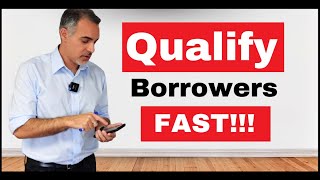 How to Qualify Borrowers Fast  Top1 Best Training for Loan Officers  Commercial Lending course [upl. by Mellins596]