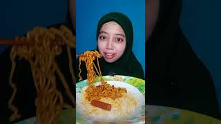 MUKBANG MIE SEDAAP KOREAN SPICY 🥵  mbaknetmukbang [upl. by Delora84]