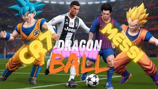 CR7 and MESSI vs Dragon Ball Characters👾  BeamNGdrive ronaldo messi dragonball [upl. by Etnohs]