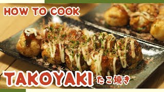 Easy Homemade Takoyaki Recipe  Delicious Japanese Street Food at Home [upl. by Lurie]