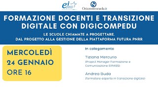 Formazione docenti e transizione digitale con DigiCompEdu dal progetto alla piattaforma FUTURA [upl. by Anagnos]