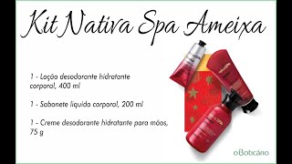 Kit Nativa Spa Ameixa O Boticário [upl. by Ecargyram357]