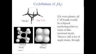 Conformations of Alkanes and Cycloalkanes Lesson Five [upl. by Emerej]