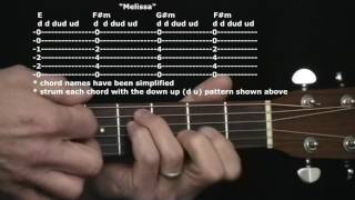 quotMelissaquot by The Allman Brothers  365 Riffs For Beginning Guitar [upl. by Guilbert138]