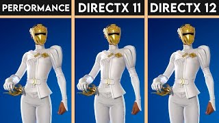 FORTNITE Chapter 5 Season 1  DirectX 12 vs DirectX 11 vs Performance Mode  AMD GPU [upl. by Akihc]