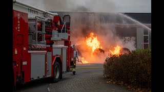 ndustriebrand in Rijssen Brandweer Snel Ter Plaatse [upl. by Marten386]