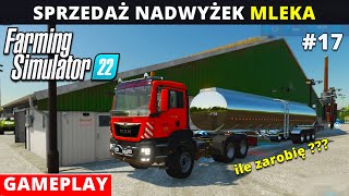 Farming Simulator 22 zaczynamy odc 17 MLEKO  ile zarobię Zagrajmy w FS22 gameplay po polsku [upl. by Garrett]