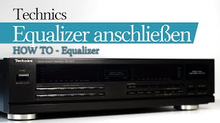 Technics  wie schließe ich den Equalizer an [upl. by Kruse]