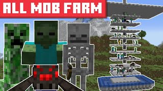 Minecraft All Mob Farm 10000 Items Per Hour  Easy Build and Efficient  1 20 [upl. by Aroc]