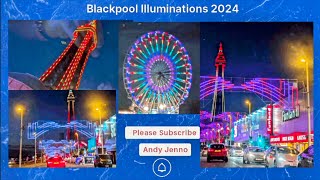 Blackpool Illuminations 2024 Tour [upl. by Marney944]