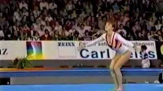 Svetlana Boginskaya  1989 World Championships AA  Floor Exercise [upl. by Raquel926]