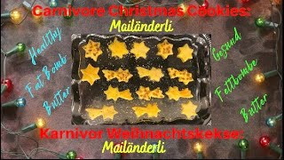 🥓 Carnivore Christmas Cookies Mailänderli  🍗 Karnivor Weihnachtskekses Mailänderli [upl. by Louls62]