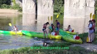 Ardèche Activités sportives en Famille du Camping le Carpenty [upl. by Ahtiekal]