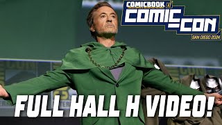 Robert Downey Jr DOCTOR DOOM Reveal Full Video From Marvel Hall H [upl. by Magena52]