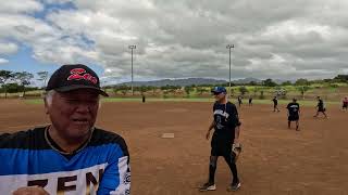 Wednesday Senior Softball games at the Patsy Mink Central Oahu Regional Park [upl. by Macmillan]