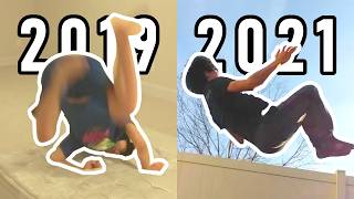 2 Year Backflip Progression [upl. by Earazed]