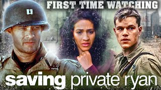 Saving Private Ryan was absolutely INCREDIBLE  First Time Watching [upl. by Enahpets]