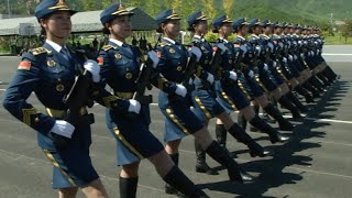 Women Formation Pride of Chinas Military Parades [upl. by Alled228]