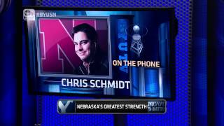 BYUSN Chris Schmidt on why Nebraska fans are worried heading into the BYU game 81715 [upl. by Maccarone]