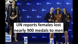 UN reports females lost nearly 900 medals to men [upl. by Lattonia221]