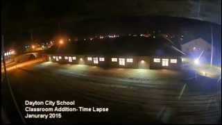 Dayton City School 2015 Classroom Addition Time Lapse [upl. by Gemini]