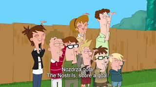 FHD PL Phineas and Ferb  Ooh Nose Goal Nostrils on the Bus Polish version w lyrics amp transl [upl. by Darelle]