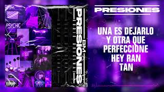 BM Presiones Video Lyric [upl. by Enaffit]