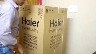 Haier Refrigerator Unboxing [upl. by Ahsienad]