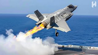 US F35 Showing Its Insane Capability During Vertical TakeOff [upl. by Gurl]