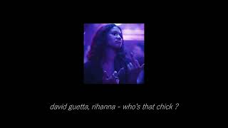 whos that chick slowed  reverb [upl. by Ahtinak983]