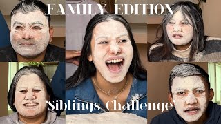 ‘Siblings Challenge’ FAMILY EDITION Extra FUNNY🤣 [upl. by Eirelam173]