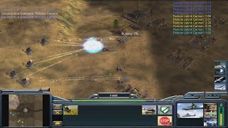 Command amp Conquer Generals Zero Hour  USA 1 vs 7 RANDOM HARD Gameplay [upl. by Noxid]