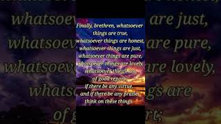 Finally brethren…worshipmusic praiseandworship gospelmusic bibleverse prayer bibleverse love [upl. by Qooraf]