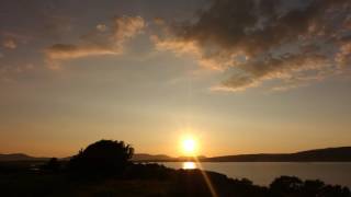 Sunset time lapse  Waterville Co Kerry Ireland [upl. by Yraccaz]