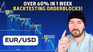 BACKTESTING ORDER BLOCKS  EURUSD  Week 1 [upl. by Daisy261]