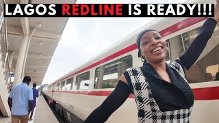 The Lagos Redline Train is Ready \ I took a Test Ride [upl. by Piefer]