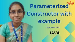 Parameterized Constructor in java with example program [upl. by Eelanej990]