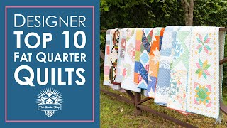 Fat Quarter Quilts I Love 😍 My Top 10 Fat Quarter Quilt Patterns 😍 Fat Quarter Shop [upl. by Lotsirhc]