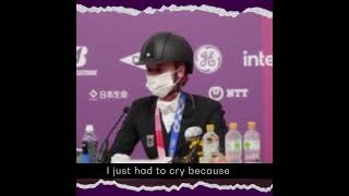 quotI had to CRYquot Jessica on her Olympic Dressage gold 🥇🇩🇪 Tokyo2020 [upl. by Mrots]