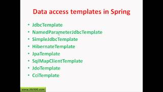 Spring JDBC Tutorial  Spring Framework Jdbc Tutorial  Java9scom [upl. by Salangi963]