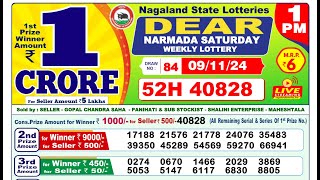 🔴Lottery Sambad Today 0100pm 091124 Dear Lottery Result Pdf Download [upl. by Gore]