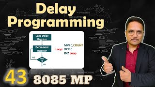 Delay Programming for 8085 Microprocessor Flow Chart and Generation Techniques [upl. by Nitin]