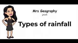 Types of rainfall [upl. by Domph691]