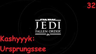 32 Star Wars Jedi Fallen Order  Kashyyyk Ursprungssee PS4Playthrough [upl. by Gorlicki]