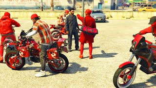 GTA 5 ONLINE BLOODS VS CRIPS THE SPY [upl. by Akemrehs306]