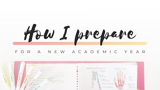 How I prepare for a new academic year  Back to school 2019  studytee [upl. by Anemij392]