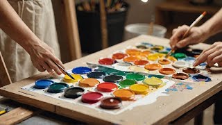 Mixing Every Color Together art colormixing [upl. by Bittencourt]