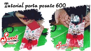 Fantastica idea per la tavola di NATALE  Tutorial cucito creativo 600 [upl. by Nylatsyrk]