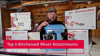 Top 5 KitchenAid Stand Mixer Attachments [upl. by Ainsworth819]