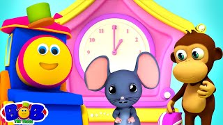 Hickory Dickory Dock  More Nursery Rhymes amp Cartoon Videos by Bob The Train [upl. by Giesser]